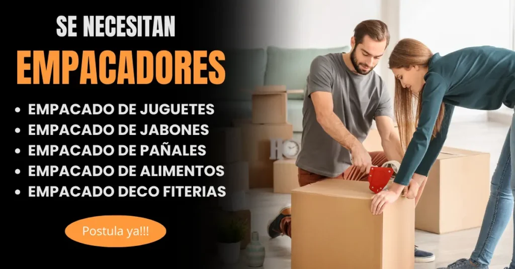 CONVOCATORIA PARA TRABAJOS DE EMPACADORES