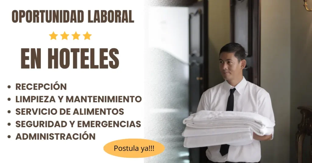 SE BUSCA PERSONAL PARA HOTELES