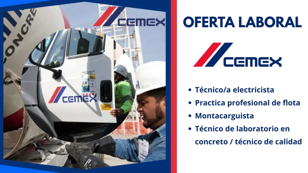 convocatoria de trabajo en cemex