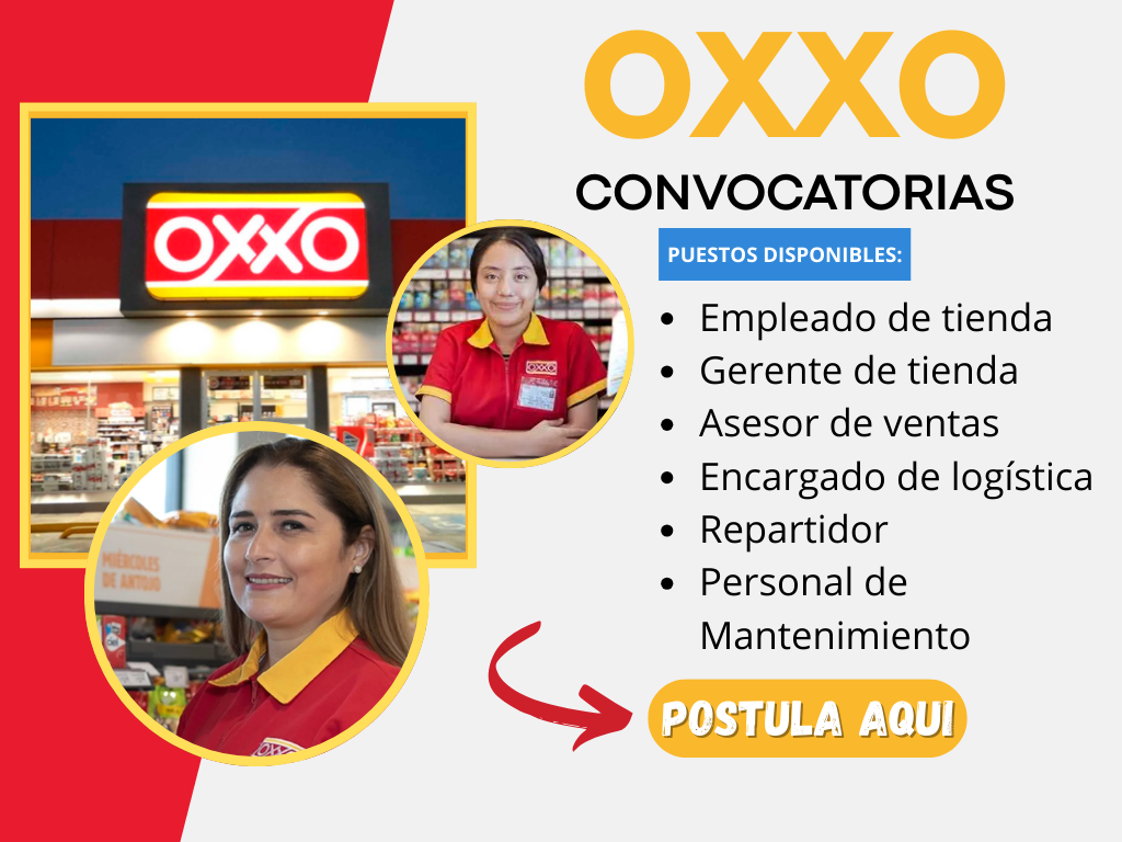 gran convocatoria de empleos en oxxo